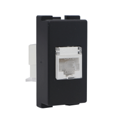 Πρίζα Δικτύου RJ45 Cat6e Ανθρακί Lecce 27013C